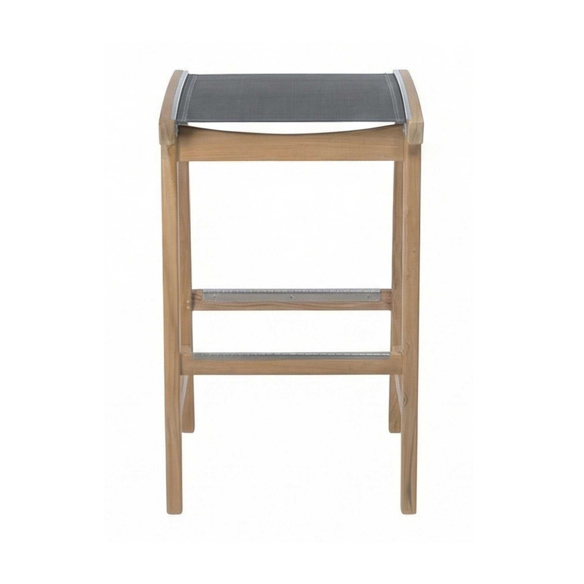 Clement Backless Teak Outdoor Bar Stool - NUEMA