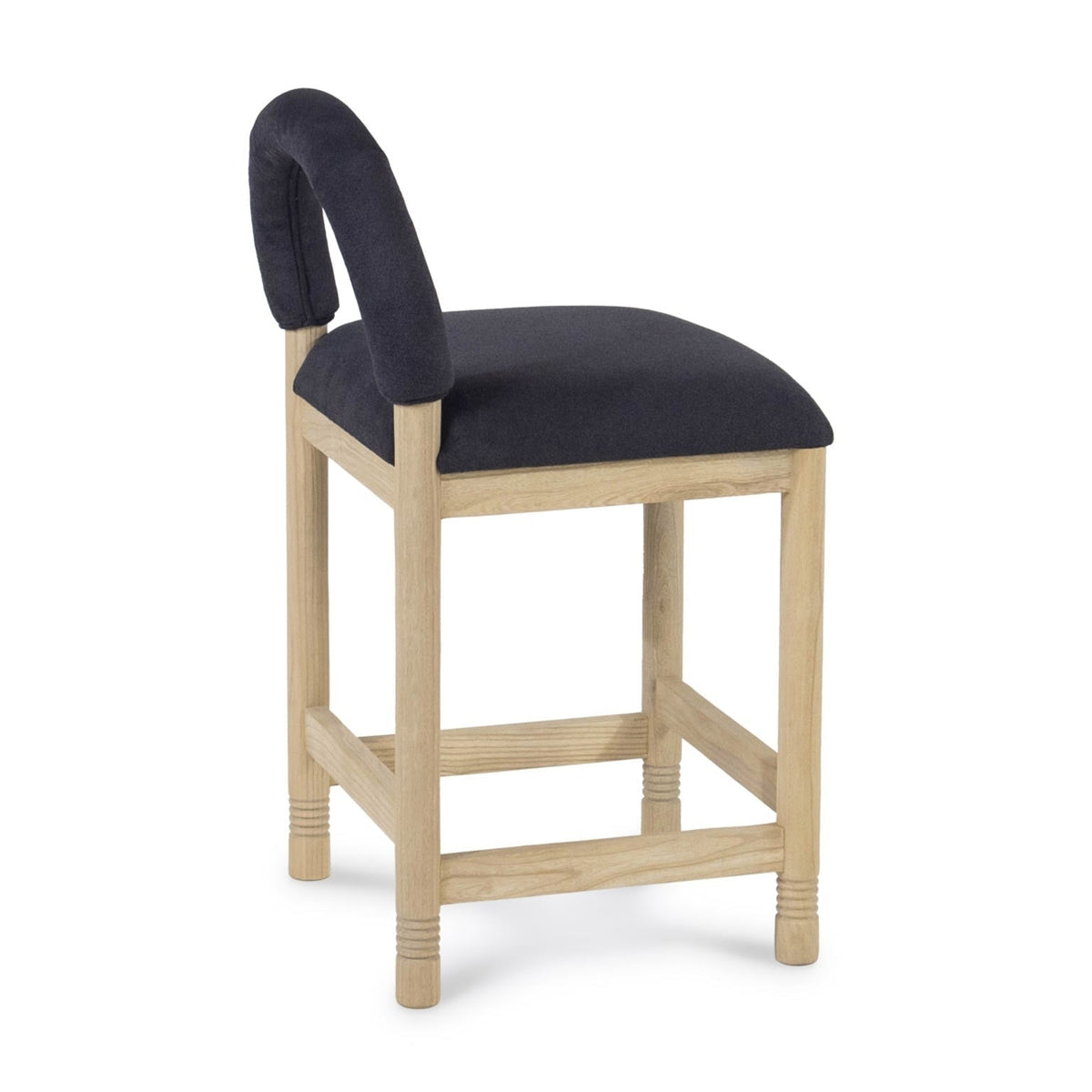 Heidi Oak & Bouclé Bar and Counter Stool - NUEMA