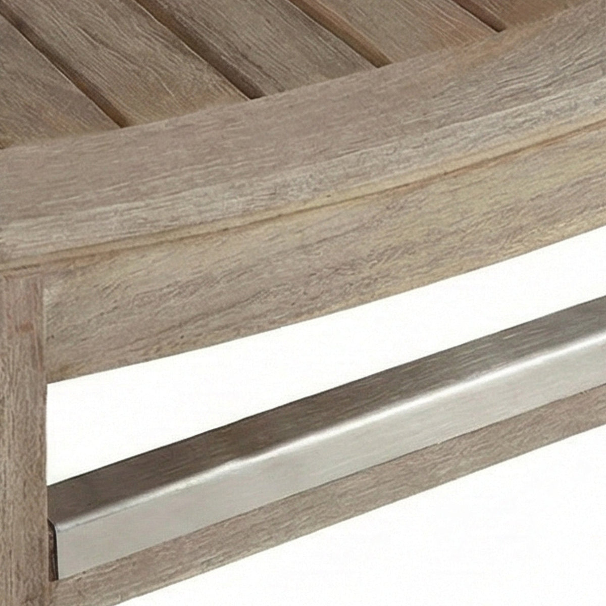 Dominique Backless Teak Outdoor Bar Stool