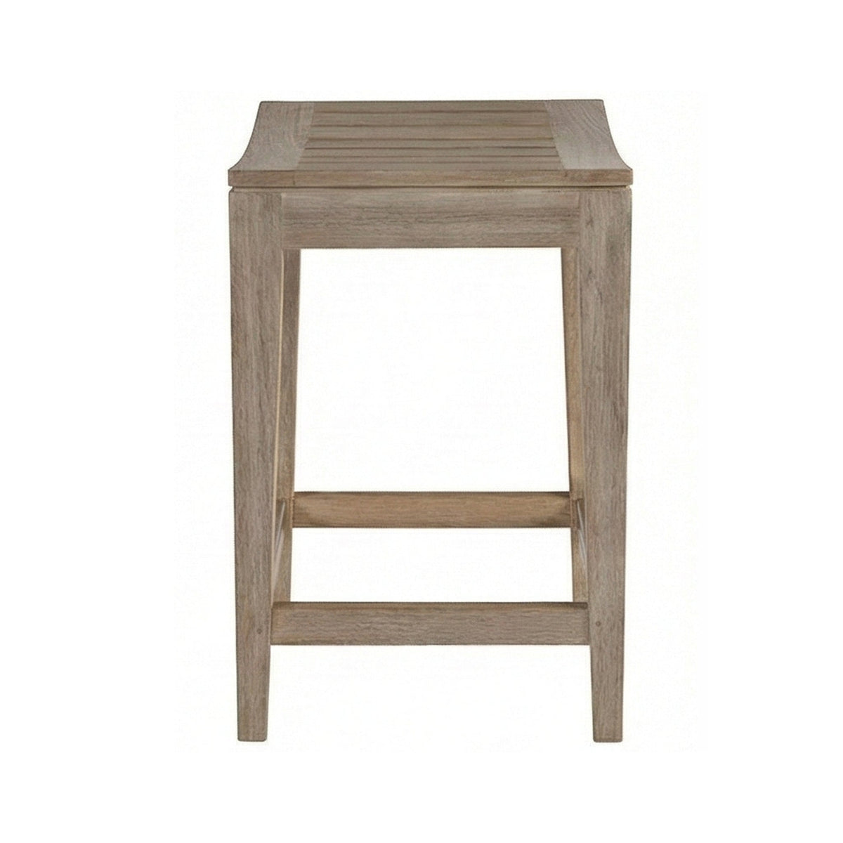 Dominique Backless Teak Outdoor Bar Stool
