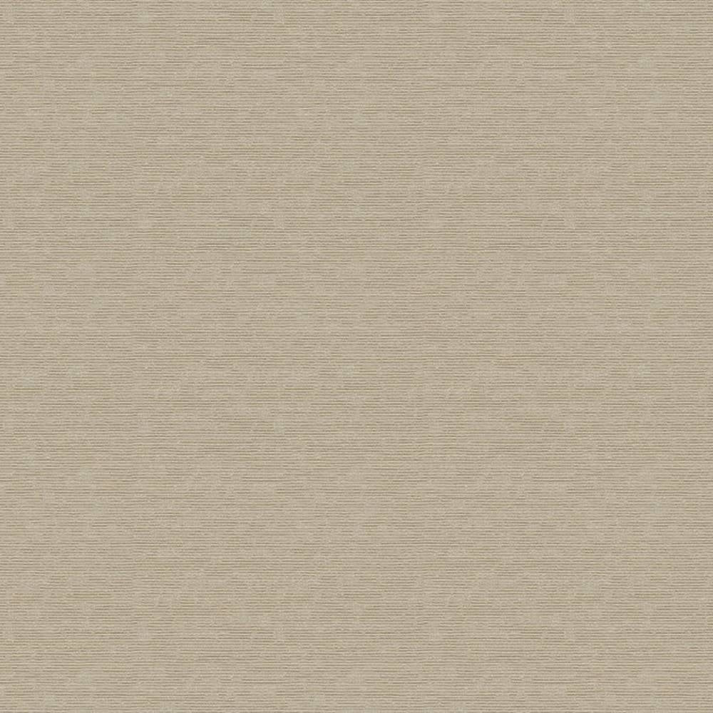 Close-up of beige-cream 100% polyester upholstery fabric showing a subtle horizontal ribbed texture, ideal for sofas and neutral interior decor.