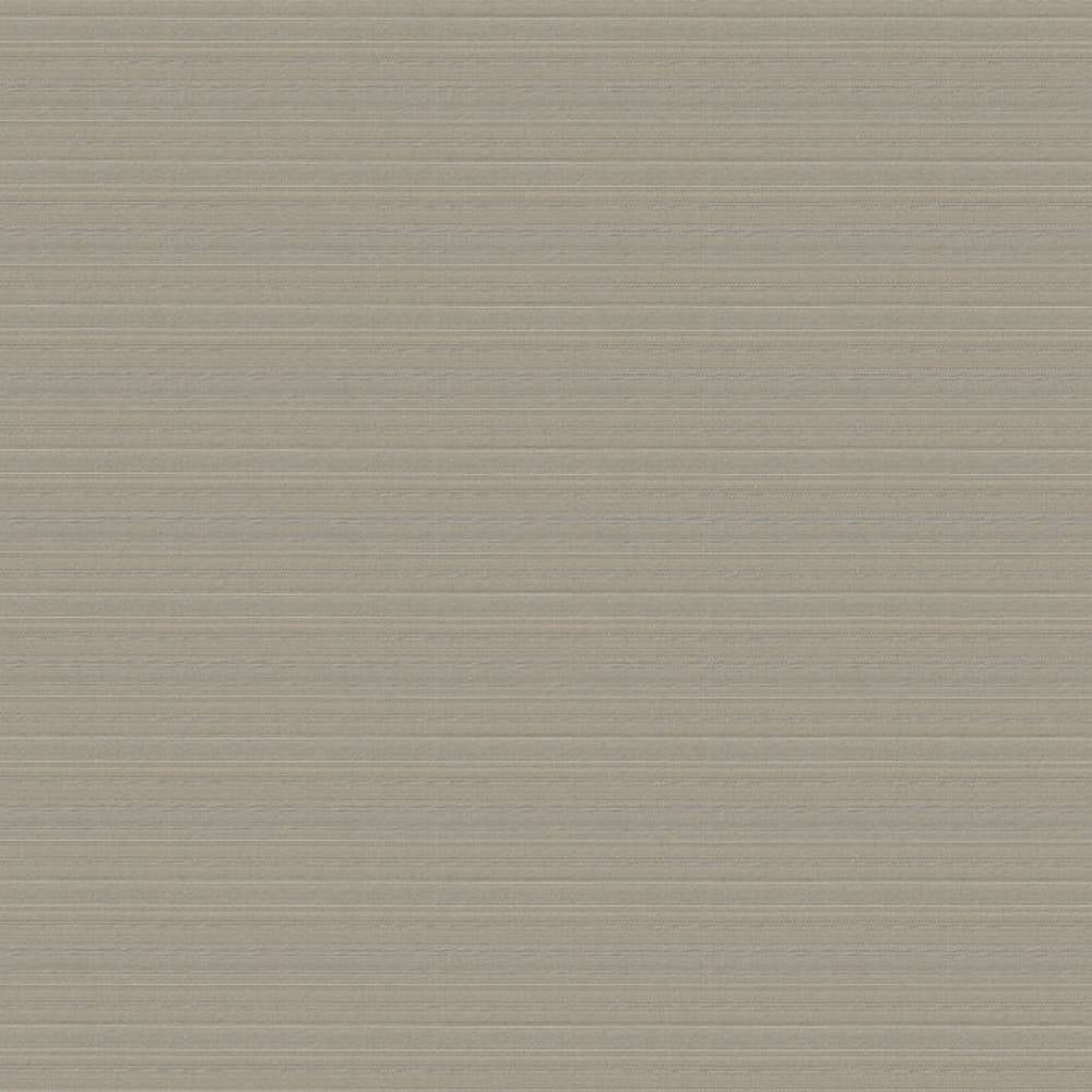 Square swatch of cream-beige 100% polyester upholstery fabric with subtle horizontal texture and fine stripes, shown as a neutral sample suited for contemporary and modern sofas.