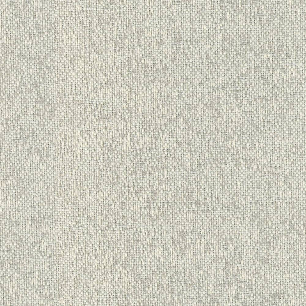 Close-up of light beige cream 100% polyester upholstery fabric showing a tight, subtle slub weave and soft textured surface, ideal for contemporary sofas.