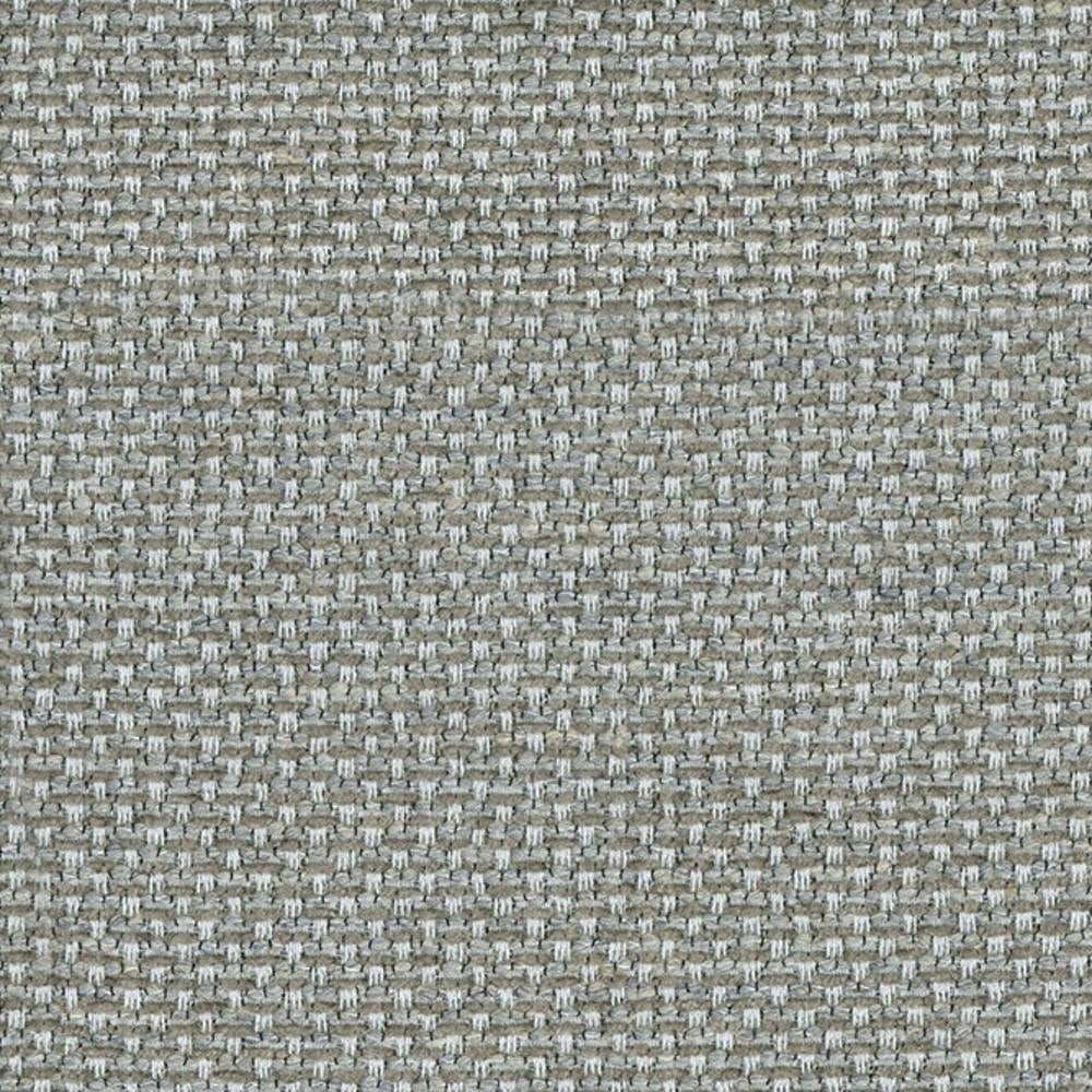 Close-up of beige woven upholstery fabric showing a textured basketweave pattern, a durable blend (15% viscose, 5% linen, 8% acrylic, 72% polyester) suitable for sofas.