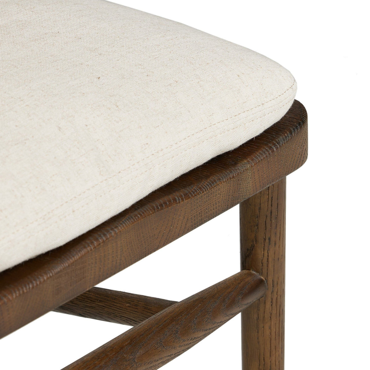 Harmonie Dining Chair with Cushioned Seat and C-Back in Rope