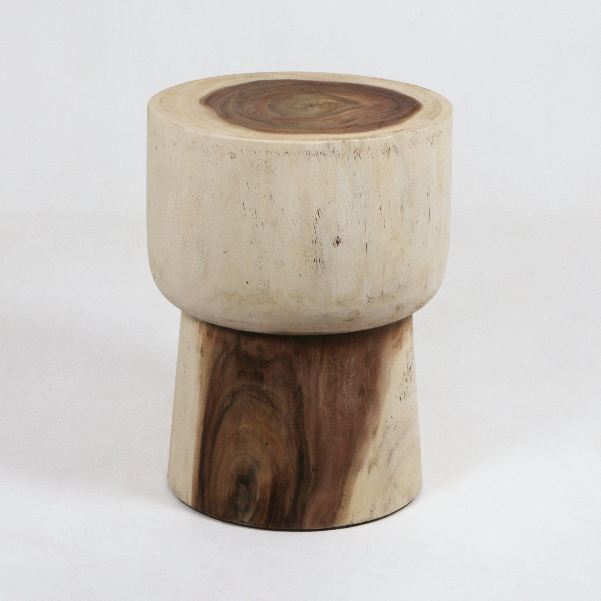 Havaya Natural Solid Wood Side Table - NUEMA