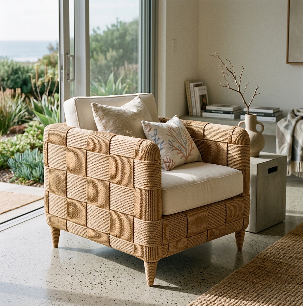 Coco All-Weather Outdoor Lounger Chair Liestal Fabric