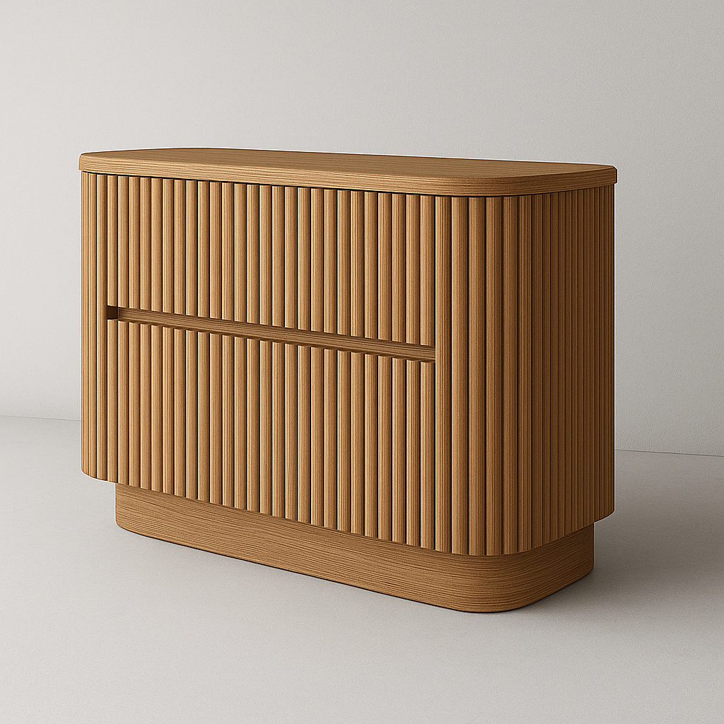 Kaari Fluted Oak Dresser