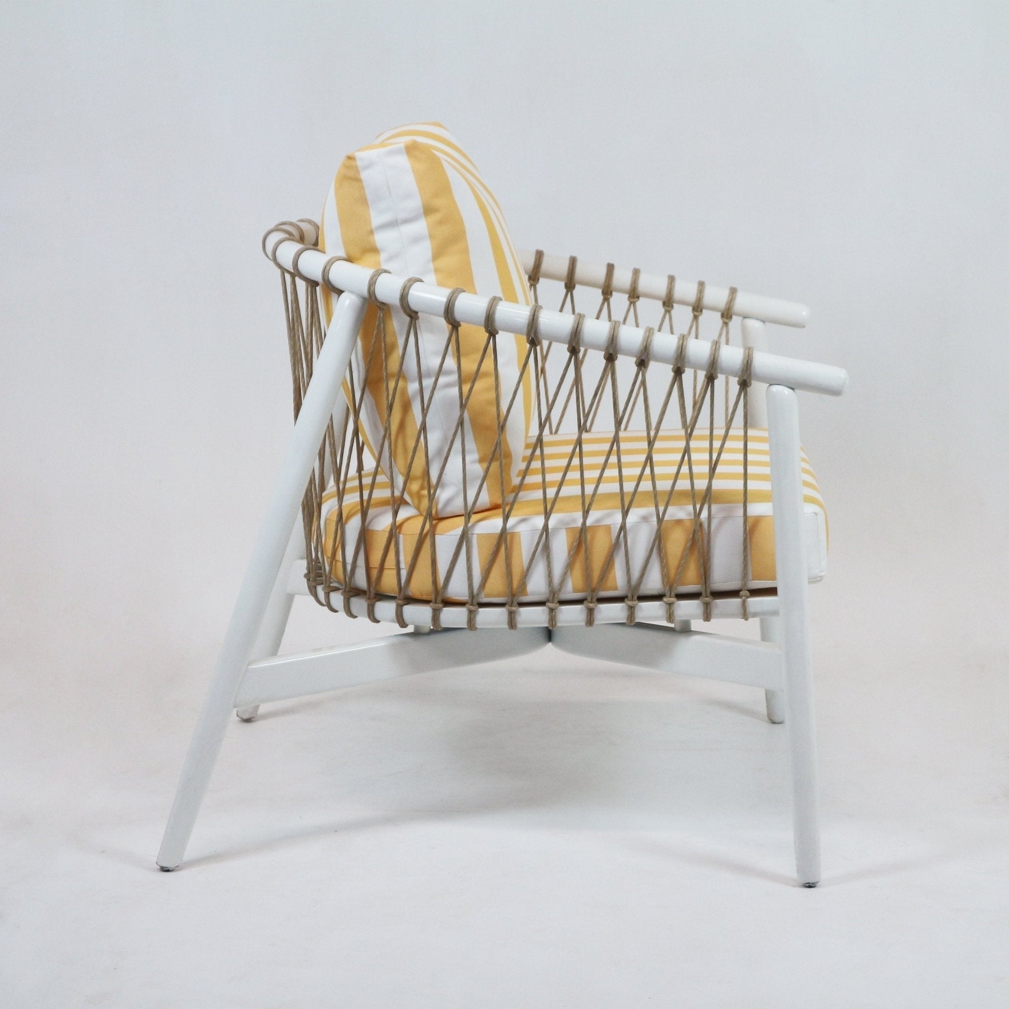 Mevcali Lounge Chair with Summer Stripe Upholstery - NUEMA