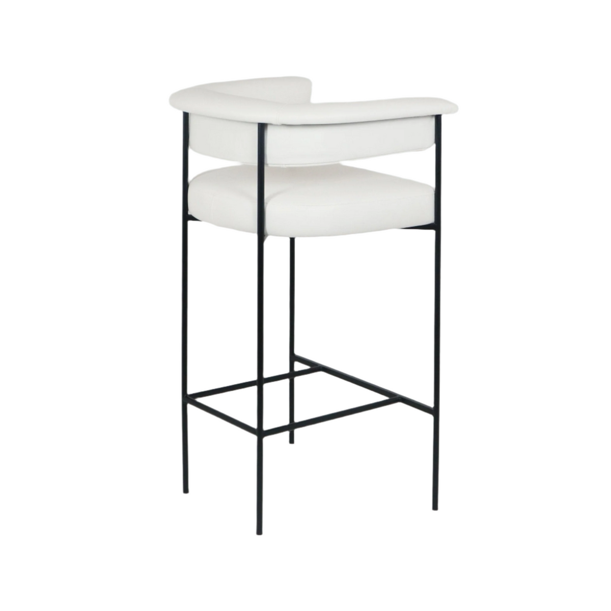 Mikra Counter & Bar Stool with Leather - NUEMA