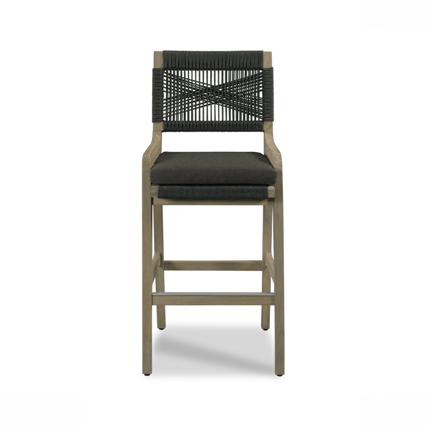 Paul Teak Outdoor Bar Stool - NUEMA