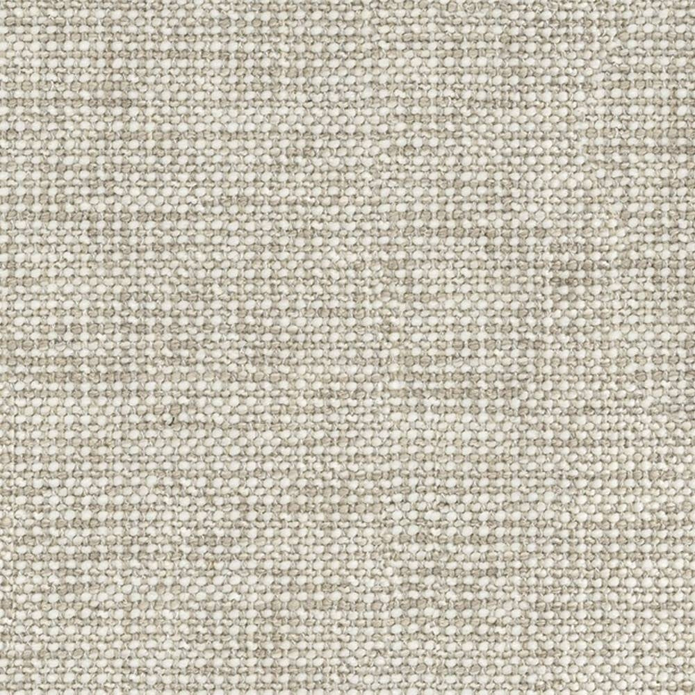 Close-up of cream-beige boucle upholstery fabric showing a textured woven looped surface in neutral tones; 10% wool, 5% linen, 40% acrylic and 45% polyester, ideal for modern sofas.