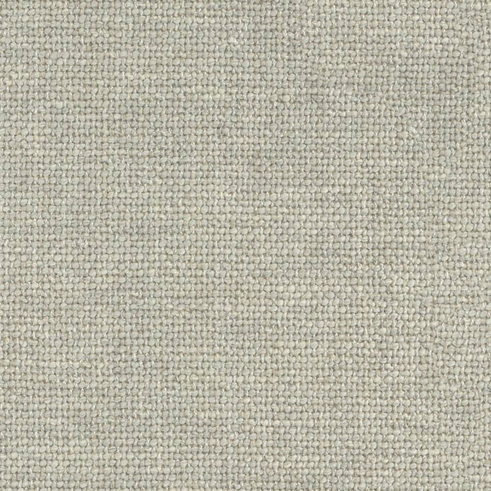Close-up of a light neutral beige woven upholstery fabric swatch showing a textured looped weave; blend of wool, linen, acrylic and polyester suitable for contemporary sofas and office seating.