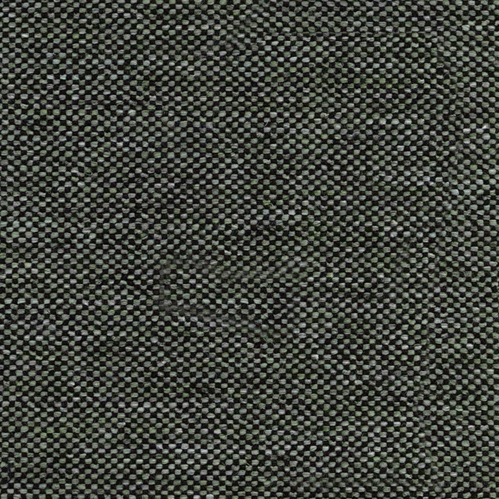 Close-up of beige woven upholstery fabric displaying a tight two-tone basket-weave texture with subtle speckling; 5% wool, 10% linen, 36% acrylic and 49% triacetate blend for modern sofa upholstery.