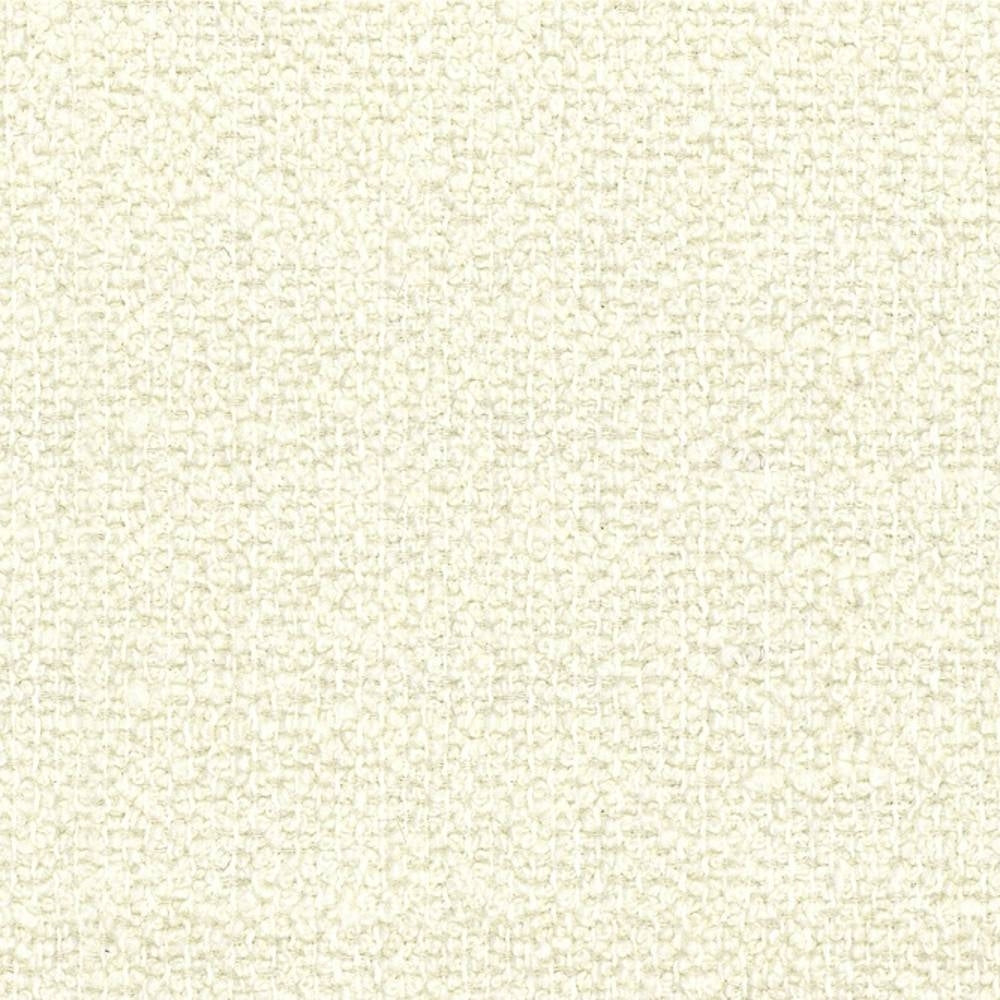 Close-up of neutral beige wool-acrylic-triacetate blend upholstery fabric showing a tight, looped woven texture, ideal for contemporary and modern sofas.